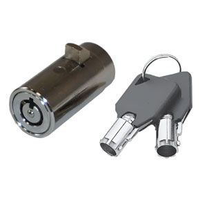 Tubular Plug locks for vending machines with key covers keyed alike