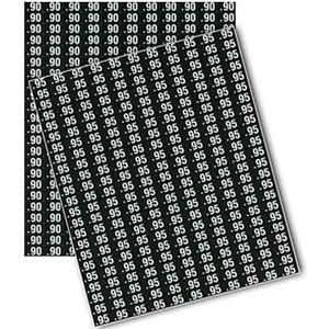 AMS price labels sheet 90-95 cents