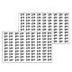 Automatic Products price labels sheet $1.20-$1.25 (NEW)