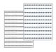 Dixie Narco Model 2145, 5591 price labels sheet 3.00-4.00 cents (NEW)