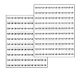 Dixie Narco Model 5591 price labels sheet 1.00-1.25 cents