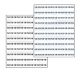 Dixie Narco Model 2145, 5591 price labels sheet 2.00-2.25 cents (NEW)
