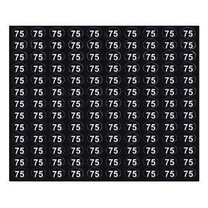 Price stickers generic soda, snack .75 cents (black) (NEW)