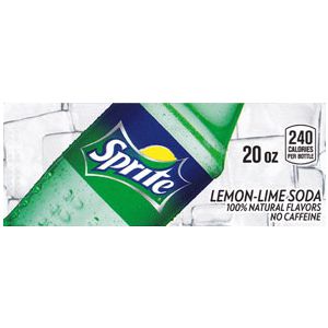 Sprite small size 20oz bottle flavor strip