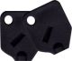 Large Black Key Covers For Tubular Keys - 2 Covers